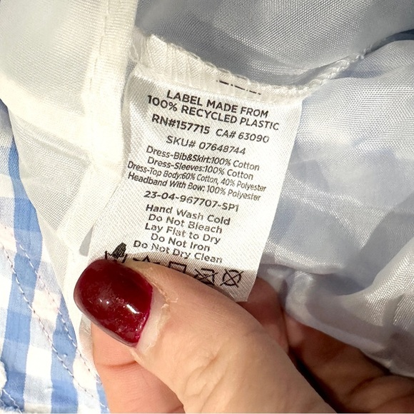 Spirit Halloween Infant Toddler Dorothy Wizard of Oz Halloween Cosplay Costume - Picture 6 of 7